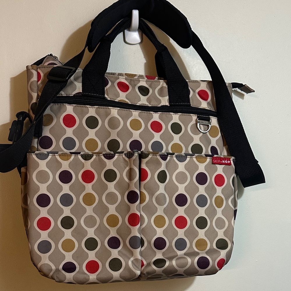 Skip Hop Messenger Diaper Bag Duo Signature